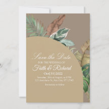 Elegante Grama de Pampas de Outono no Cartão de Sa