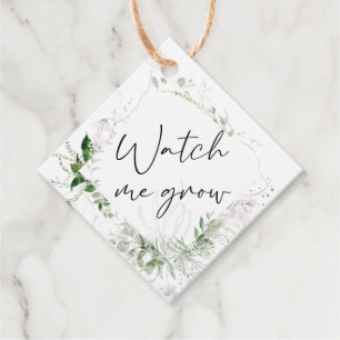Elegante Greenery, veja-me cultivar a etiqueta do