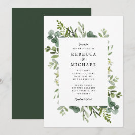 Elegante Greenery Wedding