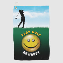 Elegante Happy Golfer Design