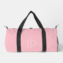 Elegante inicial moderna minimalista em rosa paste