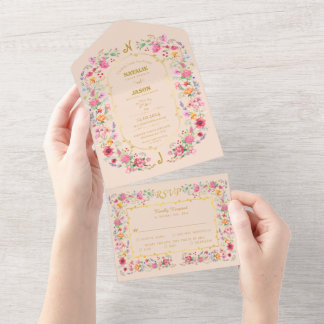 Elegante Jardim de Casamento de Primavera com Flor