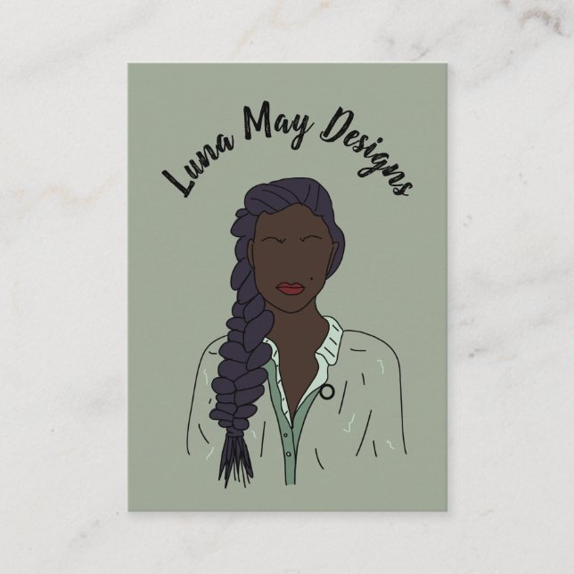 Elegante Jewelry Boss Women 1 Pin Cartão de visita (Frente)