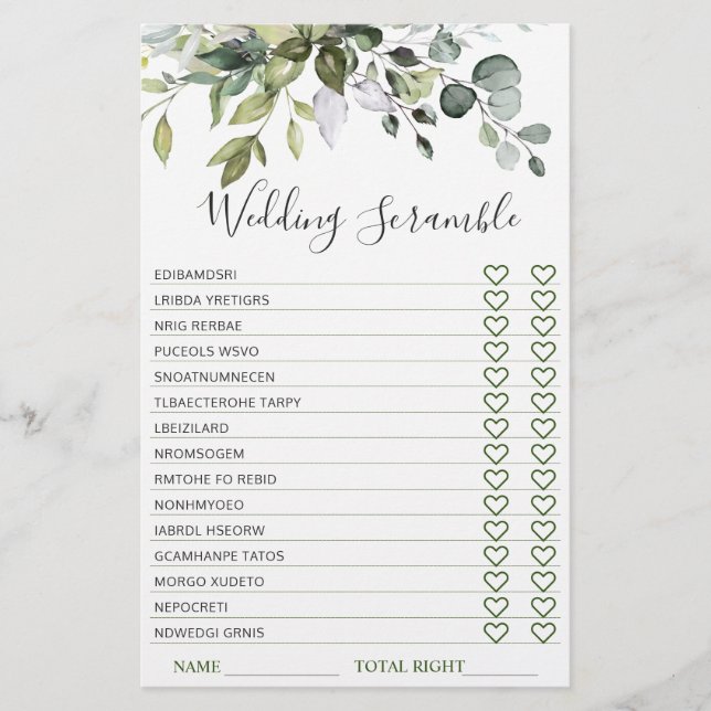 Elegante Jogo de Chá de panela Eucalyptus Greenery (Frente)