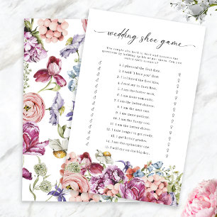 Elegante Jogo de Chuva de Noiva Floral Colorido