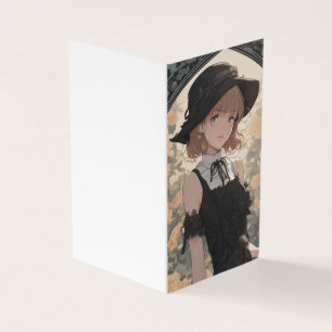 Elegante LBD Anime Pequeno Vazio de Vestido Negro