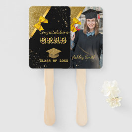 elegante Leque de Mão para Formatura