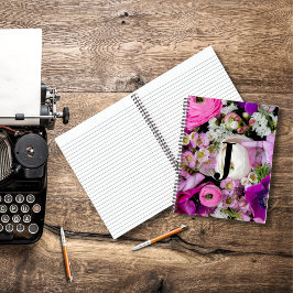 Elegante - Letra Inicial J Rosa Monograma