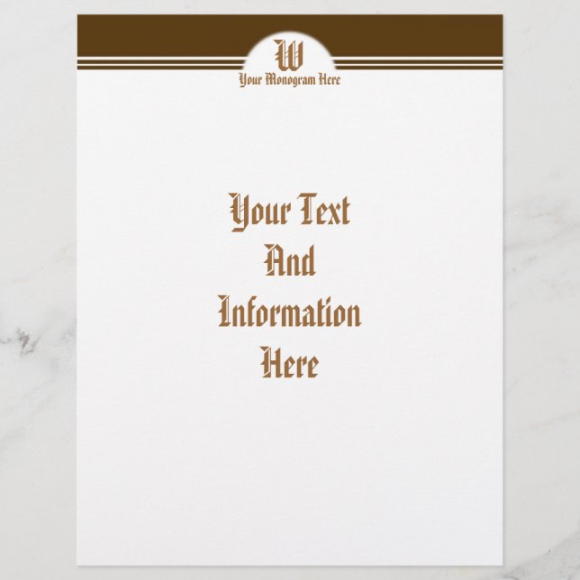 Elegante Letterhead (Frente)