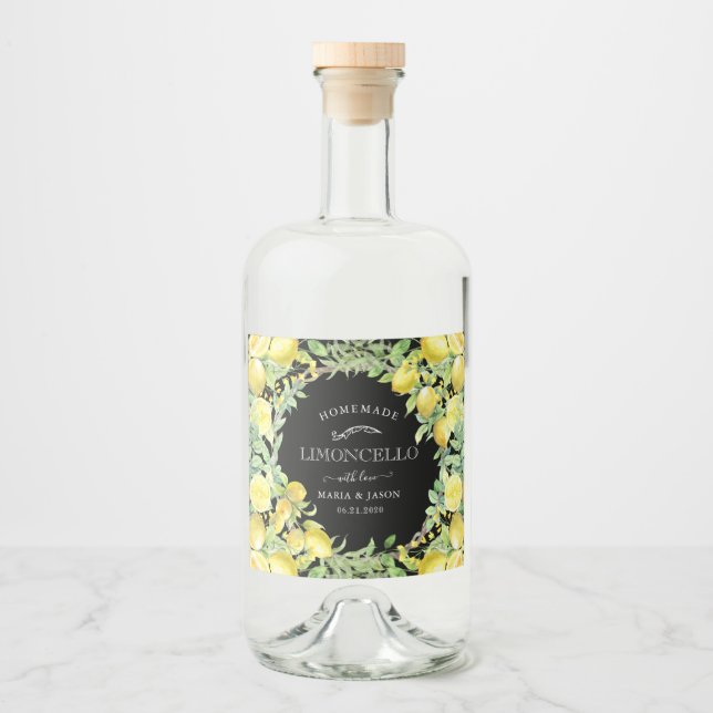 Elegante Limoncello Limões Buquê (Frente)