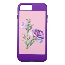 Elegante Lisianthus 8 Plus/7 Plus capas de iphone