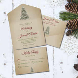 Elegante Lit Árvore de Natal em Casamento de Papel