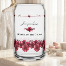 Elegante Mãe do Noivo Vinho Casamento