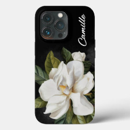 Elegante Magnolia Floral Personalizada
