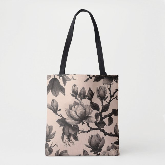 Elegante Magnolia Tote Bag (Frente)