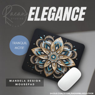 Elegante Mandala Design Mousepad
