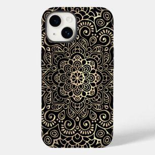 Elegante Mandala Preto Dourado com Estilo