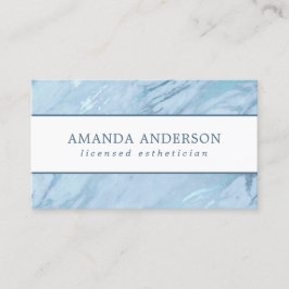 Elegante Marble Azul Emerald | CARTÃO DE VISITA