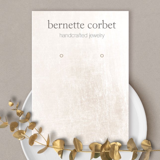 Elegante Marble Jewelry Designer Ouvindo Exibição (Criador carregado)