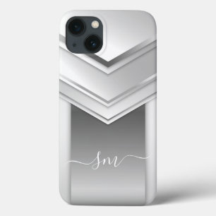 Elegante Metal 3D parece Monograma Dourado com Cal