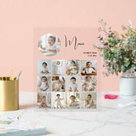 Elegante Minha Foto Personalizada De Colagem De Pr