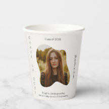 Elegante minimal Creme e Verde Sage Graduação