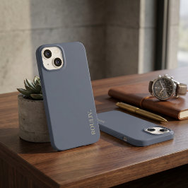 Elegante Minimalista ROULIV Cinza Ardósia