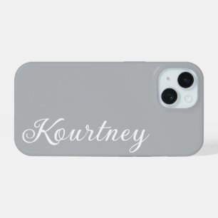 ELEGANTE MODERNO ESTILOSO NOME PERSONALIZADO COR C