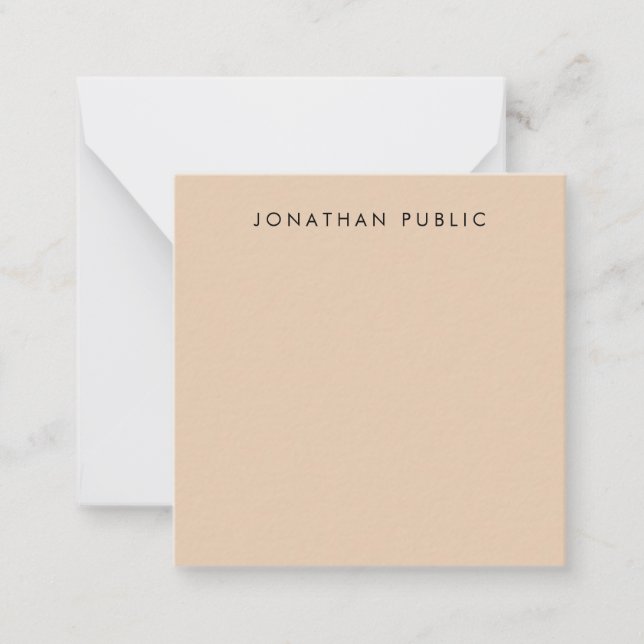 Elegante Monograma de Caligrafia Modelo Personaliz (Frente)