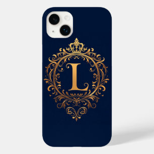 Elegante Monograma de Letra L Dourada