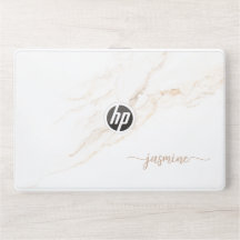 Elegante monograma de mármore capa de Laptop