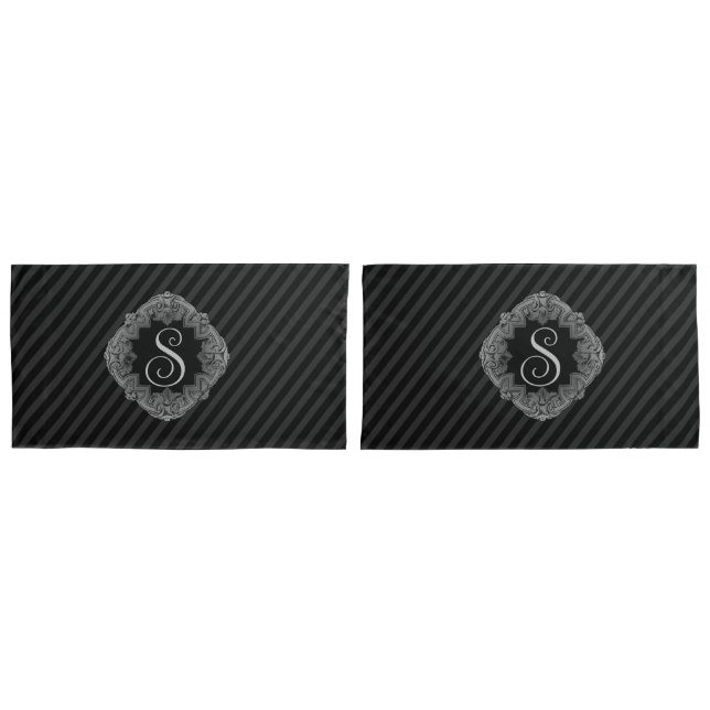 Elegante, Monograma Inicial (Frente - conjunto)