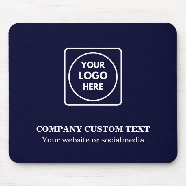 Elegante mouse pad com logo personalizado para neg (Frente)