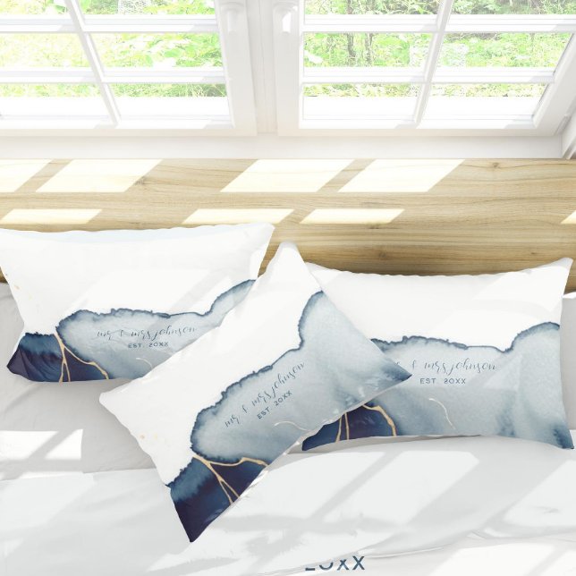 Elegante Náutico Praia Marinho Azul Sr. Casado (unique personalized wedding gift blue navy gold nautical coastal beach comforter set elegant boho)