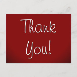 Elegante "Obrigado!" Cartão Postal