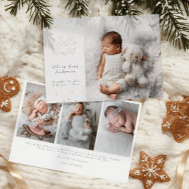 Elegante Olá Bebê Fotos de Caligrafia Moderna Nasc