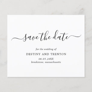 Elegante Orçamento Simples de Casamento Salve a Da