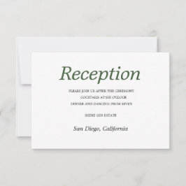 Elegante Palm Tree Chic Wedding RSVP