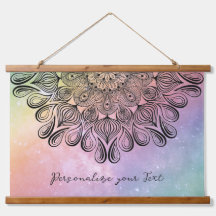 Elegante Pastel Mandala Trippy Psychedelic Hippie
