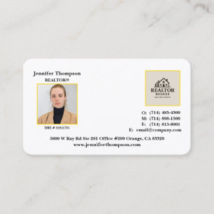 Elegante Professional Cartão de visita Para Realto