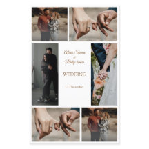 Elegante programa de casamento em foto moderna min