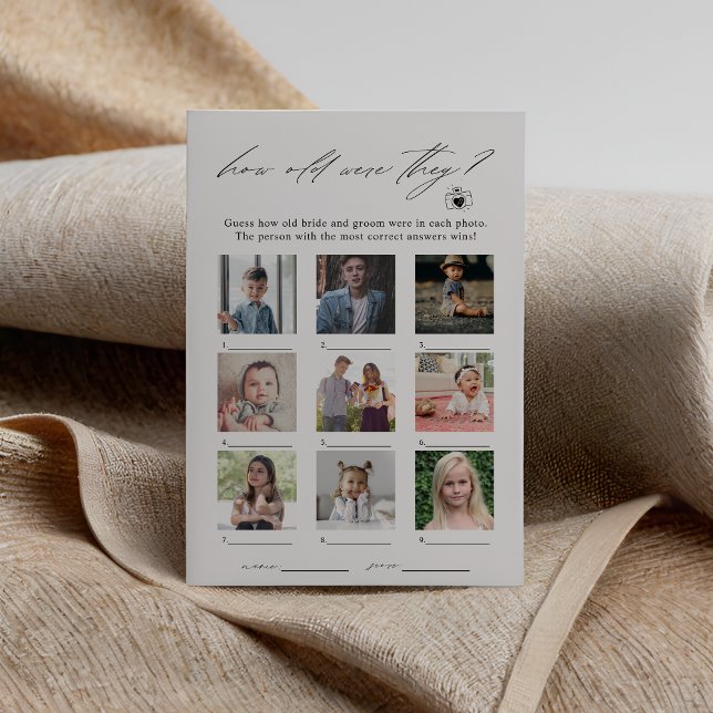 Elegante Quantos Anos Eles Tinham Um Cartão De Jog (Criador carregado)