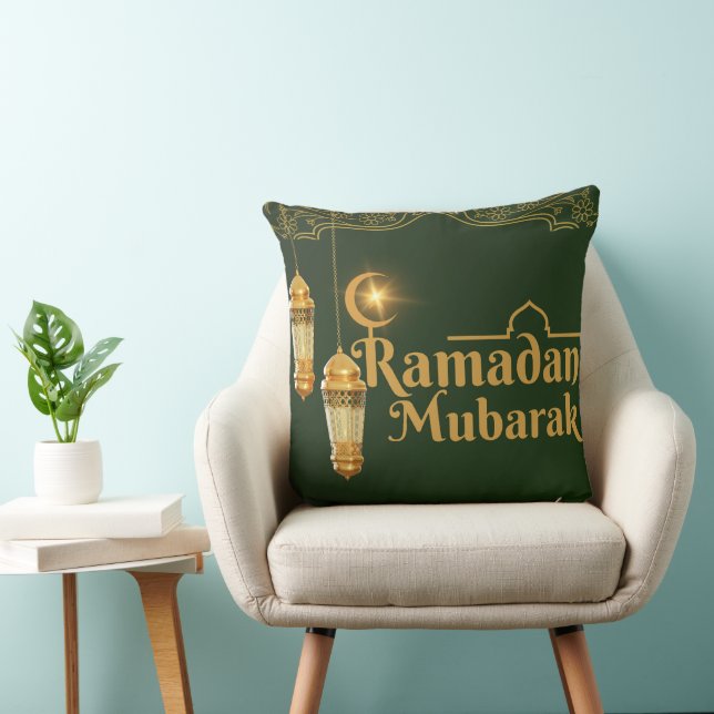 Elegante Ramadan Mubarak Almofada de Arremesso (Cadeira)