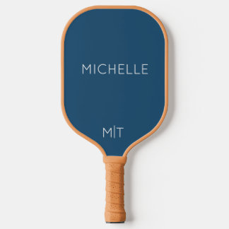 Elegante Raquete de Pickleball Azul Marinho Person
