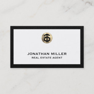 Elegante Real Estate Cartão de visita