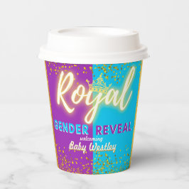 Elegante Real Gênero Revela Roxo e Azul