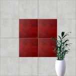 Elegante Red Marble Vibrant Moderno<br><div class="desc">Azulejo cerâmico moderno vibrante vermelho Elegante</div>