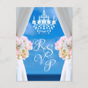 Elegante Resposta de Convite de Casamento de Verão