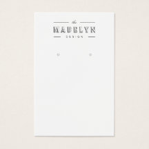 Elegante retro deco personalizado com bifurcação