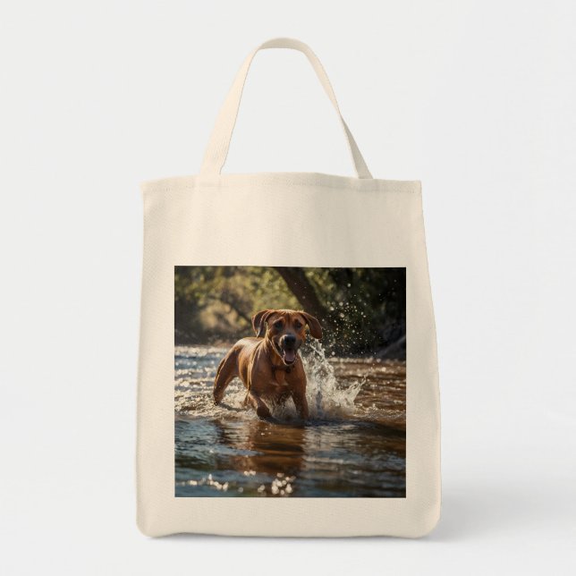 Elegante Ridgeback Grocery Bolsa (Frente)